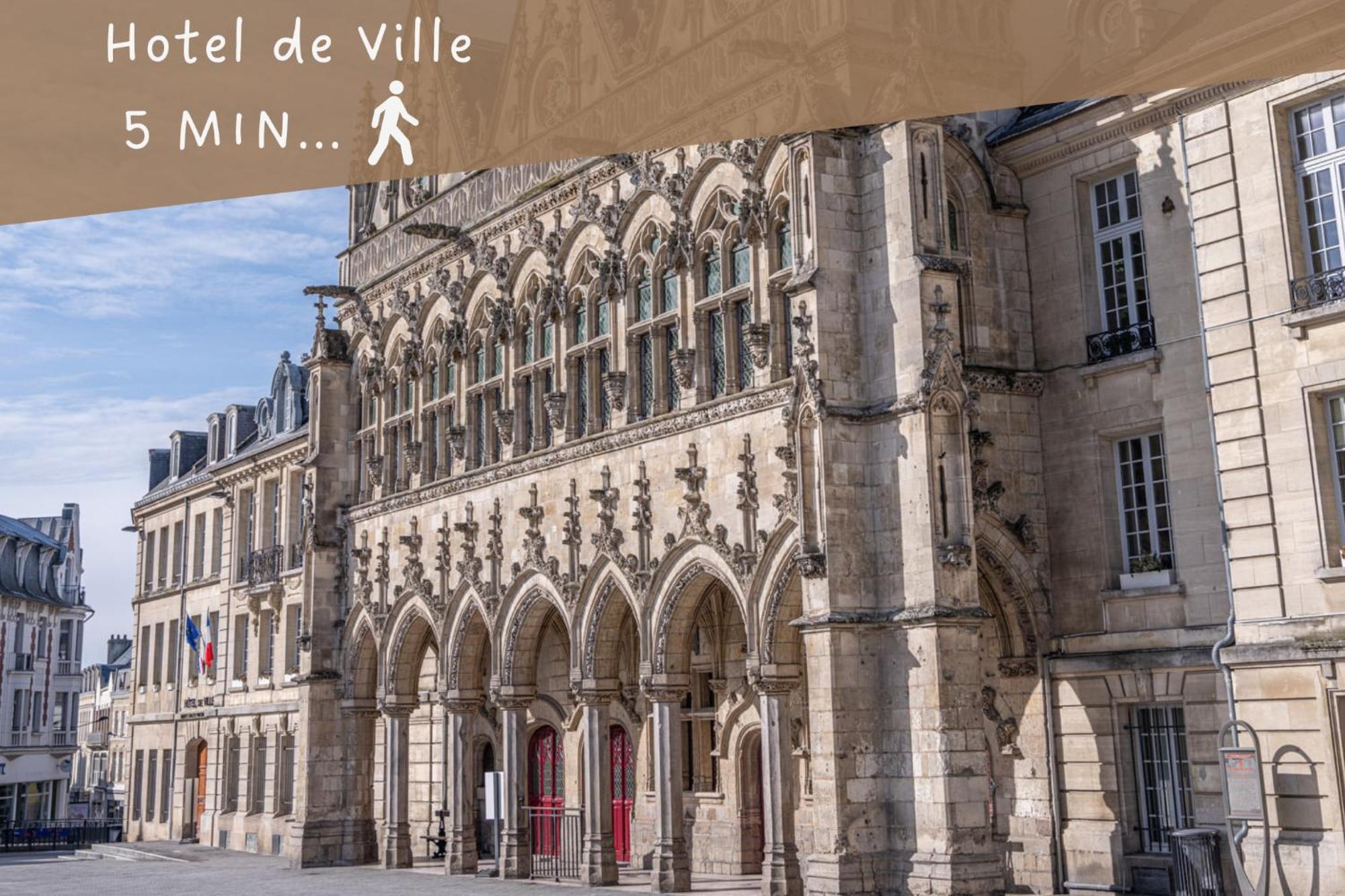 Le Fleur De Cerisier - Zmn Conciergerie Apartman Saint-Quentin  Kültér fotó